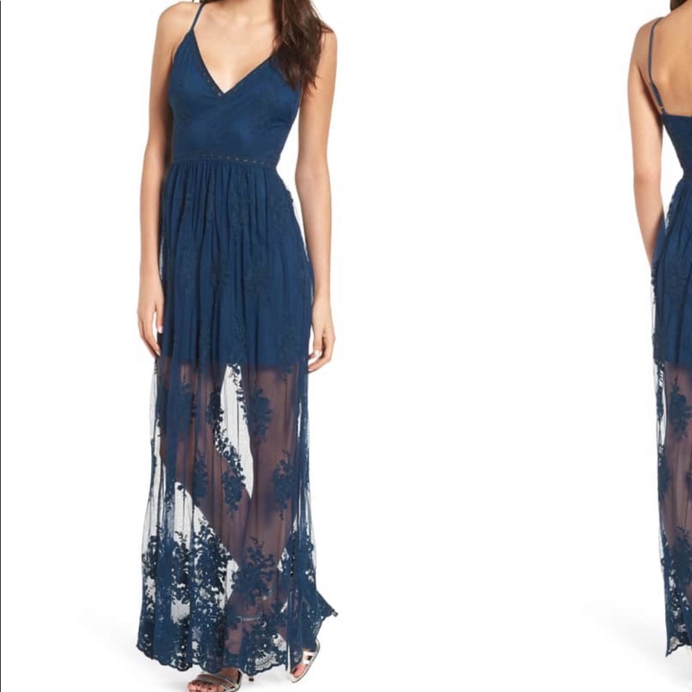 Embroidered Maxi Dress